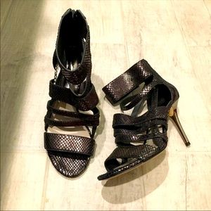 Michael Kors Metallic Snakeskin Stiletto Heel